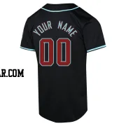 Custom Men's Arizona Diamondbacks Black Limited Alternate Jersey