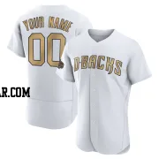 Custom Men's Arizona Diamondbacks White Game Authentic 2022 All-Star Jersey