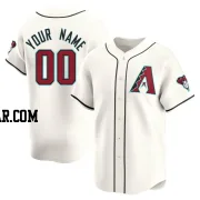 Custom Men's Arizona Diamondbacks White Limited Home Jersey