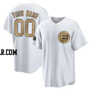 Custom Men's Chicago Cubs White Game Replica 2022 All-Star Jersey