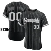 Custom Men's Chicago White Sox Black Authentic 2021 City Connect Jersey