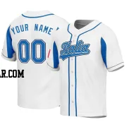 Custom Men's Italy Baseball White Replica 2023 World Baseball Classic Jersey