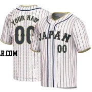 Custom Men's Japan Baseball White Replica 2023 World Baseball Classic Jersey