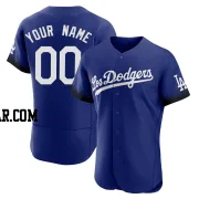 Custom Men's Los Angeles Dodgers Royal Authentic 2021 City Connect Jersey