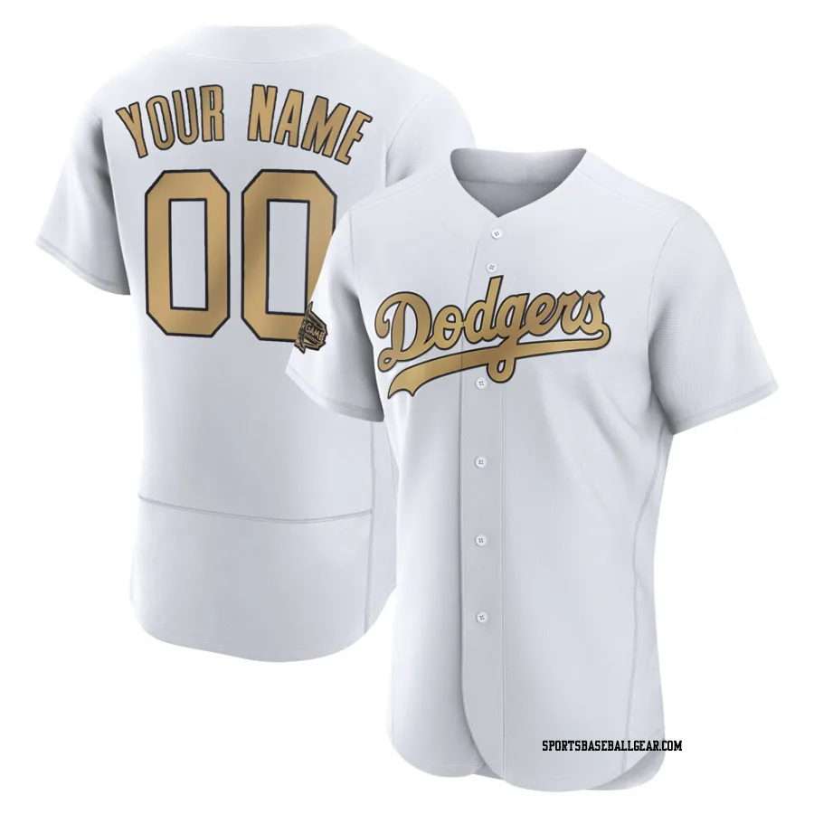 Custom Men's Los Angeles Dodgers White Game Authentic 2022 All-Star Jersey