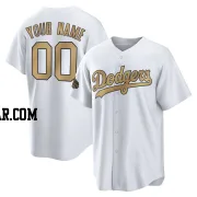 Custom Men's Los Angeles Dodgers White Game Replica 2022 All-Star Jersey