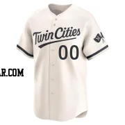 Custom Men's Minnesota Twins Cream Limited Alternate Jersey