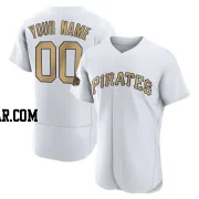 Custom Men's Pittsburgh Pirates White Game Authentic 2022 All-Star Jersey