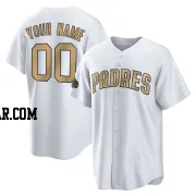 Custom Men's San Diego Padres White Game Replica 2022 All-Star Jersey