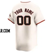 Custom Men's San Francisco Giants Cream Elite Home Jersey