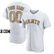 Custom Men's San Francisco Giants White Game Authentic 2022 All-Star Jersey