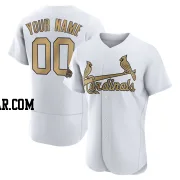 Custom Men's St. Louis Cardinals White Game Authentic 2022 All-Star Jersey