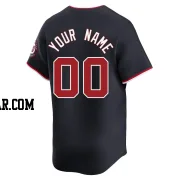 Custom Men's Washington Nationals Navy Limited Alternate Jersey