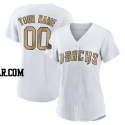 Custom Women's Arizona Diamondbacks White Game Authentic 2022 All-Star Jersey