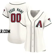 Custom Women's Arizona Diamondbacks White Limited Home Jersey