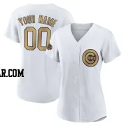 Custom Women's Chicago Cubs White Game Authentic 2022 All-Star Jersey