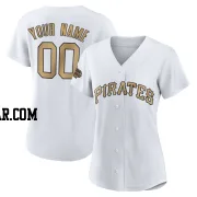 Custom Women's Pittsburgh Pirates White Game Authentic 2022 All-Star Jersey