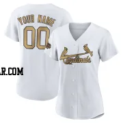 Custom Women's St. Louis Cardinals White Game Replica 2022 All-Star Jersey