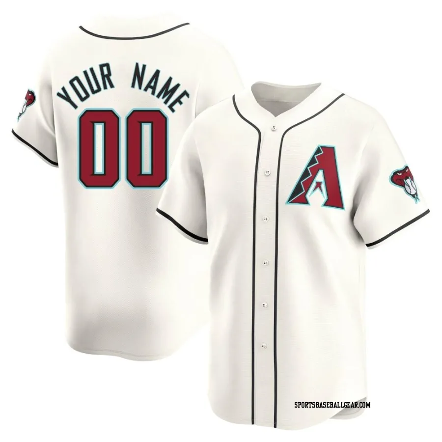 Custom Youth Arizona Diamondbacks White Limited Home Jersey