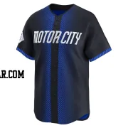 Custom Youth Detroit Tigers Blue Limited 2024 City Connect Jersey