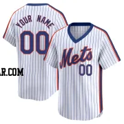 Custom Youth New York Mets White Limited Cooperstown Collection Jersey