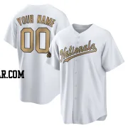 Custom Youth Washington Nationals White Game Replica 2022 All-Star Jersey