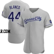 Dairon Blanco Men's Kansas City Royals Gray Authentic Road Jersey