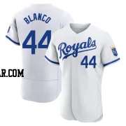 Dairon Blanco Men's Kansas City Royals White Authentic 2022 Home Jersey