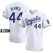 Dairon Blanco Men's Kansas City Royals White Elite Home Jersey