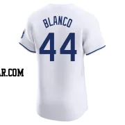 Dairon Blanco Men's Kansas City Royals White Elite Home Jersey