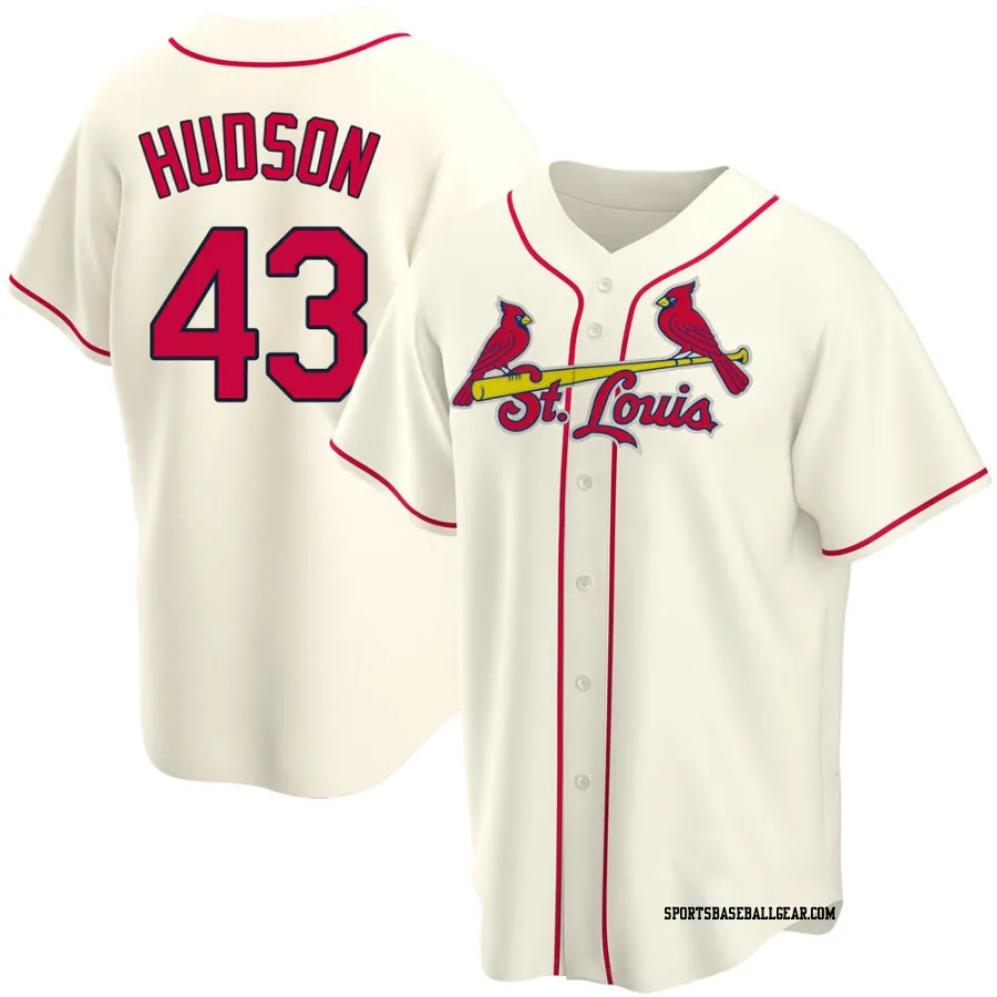 Dakota Hudson Men's St. Louis Cardinals Cream Replica Alternate Jersey