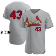 Dakota Hudson Men's St. Louis Cardinals Gray Authentic Road Jersey