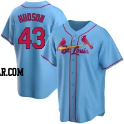 Dakota Hudson Men's St. Louis Cardinals Light Blue Replica Alternate Jersey