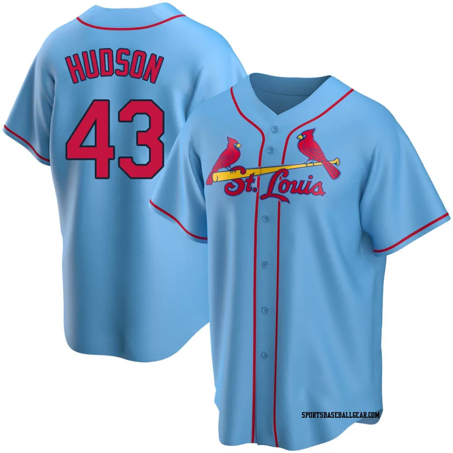 Dakota Hudson Men's St. Louis Cardinals Light Blue Replica Alternate Jersey