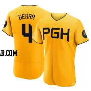 Dale Berra Men's Pittsburgh Pirates Gold Authentic 2023 City Connect Jersey