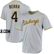 Dale Berra Men's Pittsburgh Pirates Gray Replica Road Jersey