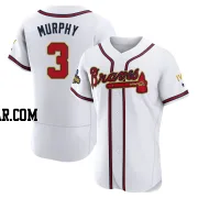 Dale Murphy Men's Atlanta Braves Gold Authentic White 2022 Program Jersey