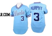 Dale Murphy Men's Atlanta Braves Light Blue Authentic 1982 Throwback Jersey