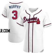 Dale Murphy Men's Atlanta Braves White Authentic Home Jersey