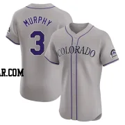 Dale Murphy Men's Colorado Rockies Gray Elite Road Jersey