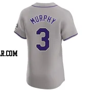 Dale Murphy Men's Colorado Rockies Gray Elite Road Jersey