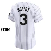 Dale Murphy Men's Colorado Rockies White Elite Home Jersey