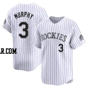 Dale Murphy Men's Colorado Rockies White Limited Home Jersey