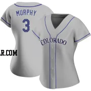 Dale Murphy Women's Colorado Rockies Gray Authentic Road Jersey