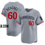 Dallas Keuchel Men's Minnesota Twins Gray Limited Road Jersey