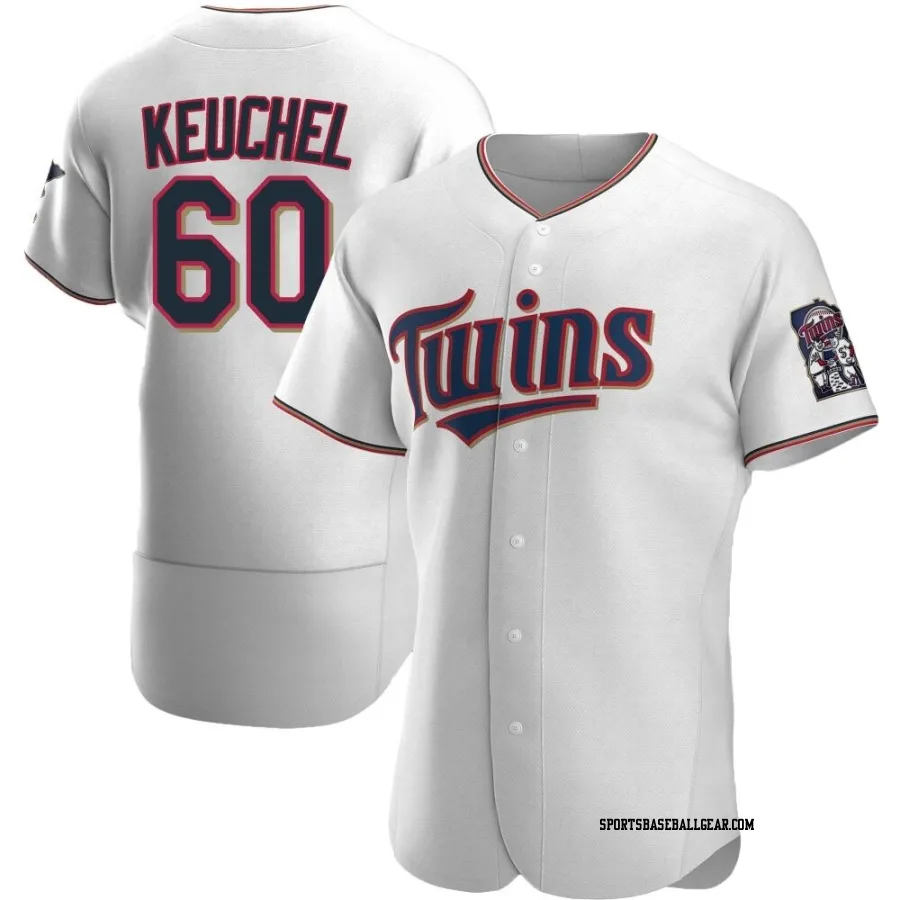 Dallas Keuchel Men's Minnesota Twins White Authentic Home Jersey