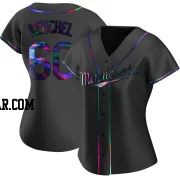 Dallas Keuchel Women's Minnesota Twins Black Holographic Replica Alternate Jersey