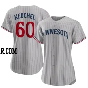 Dallas Keuchel Women's Minnesota Twins Gray Authentic Road Jersey