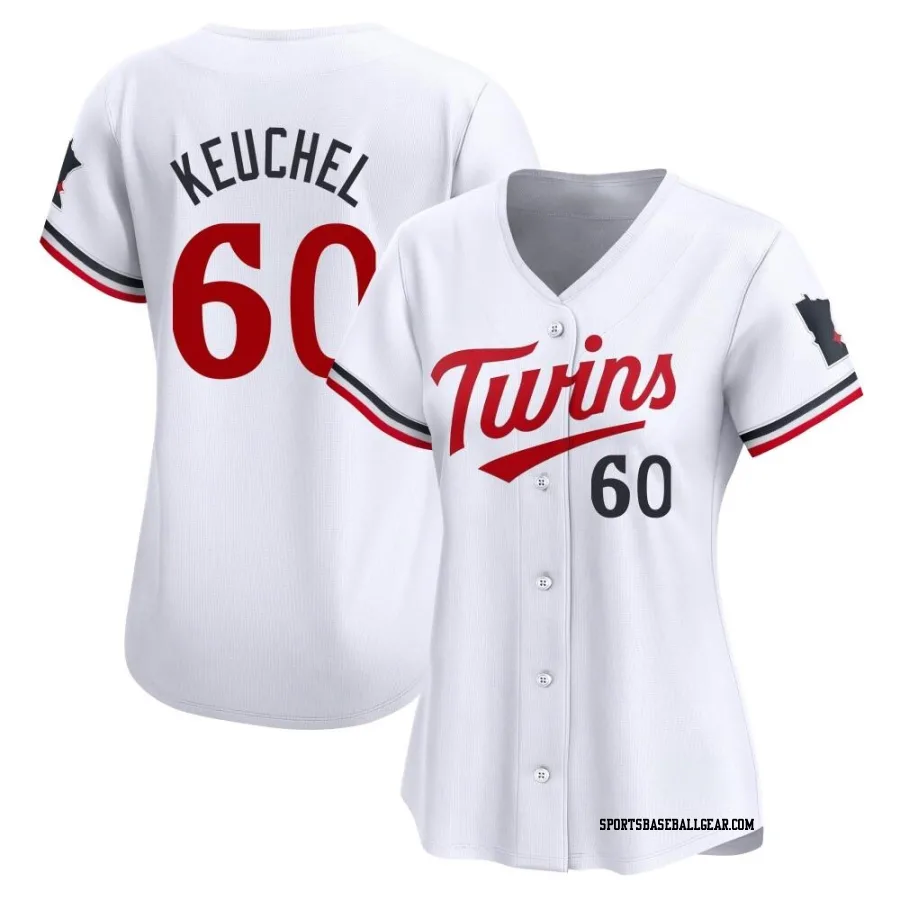 Dallas Keuchel Women's Minnesota Twins White Limited Home Jersey