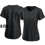 Dalton Guthrie Women's Philadelphia Phillies Black Authentic Pitch Fashion Jersey